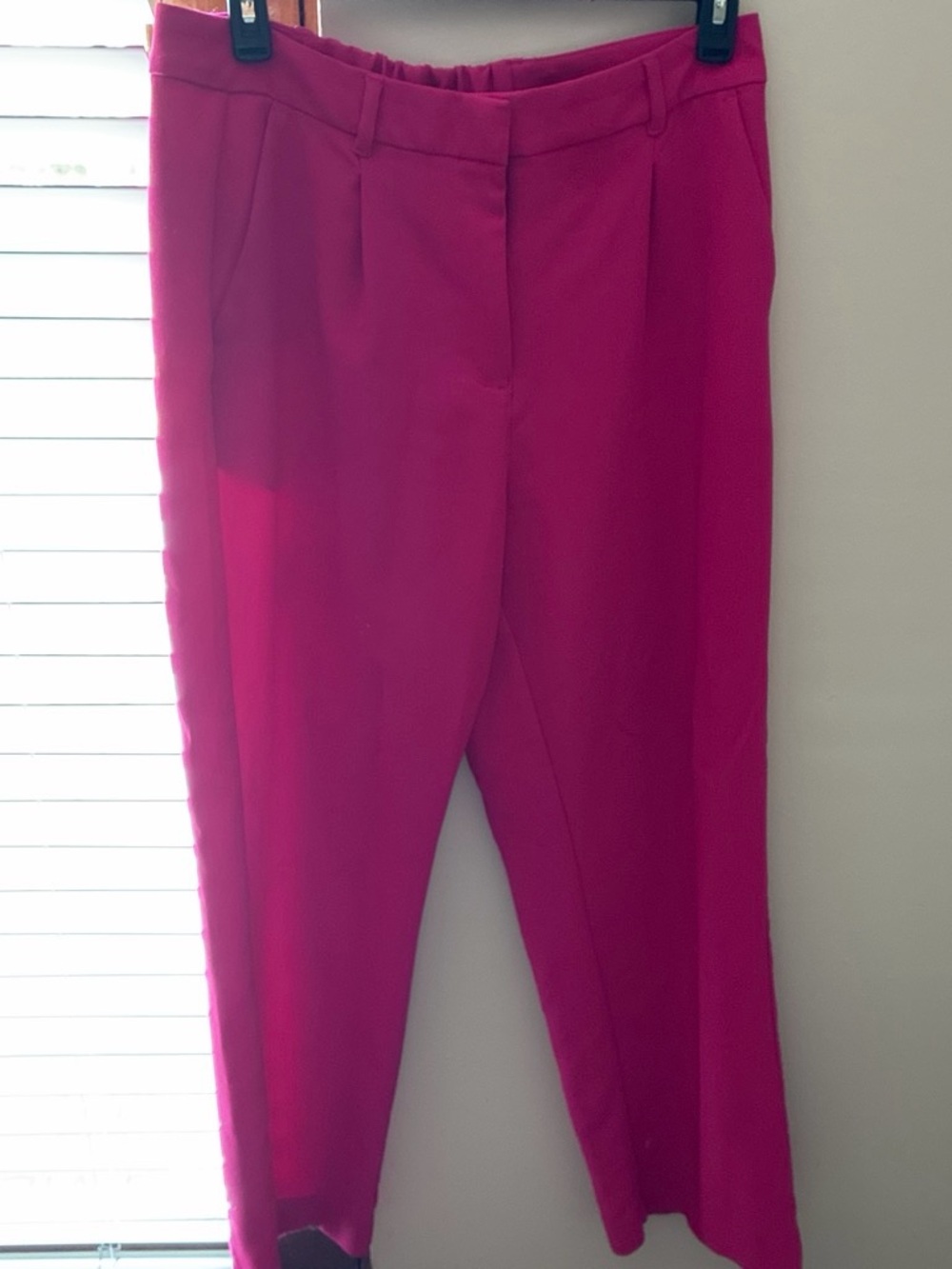Women's Pink Wide Leg Dress Pants